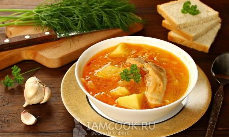 Рецепт щей с курицея в мультиварке