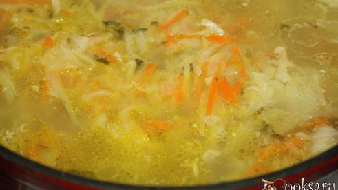 щи с квашеной капустой и молодым щавлем