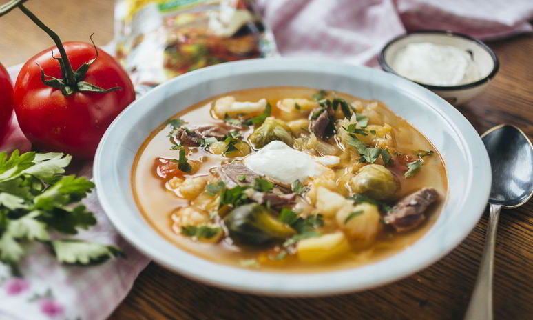 Рецепт щей с тремя видами капусты