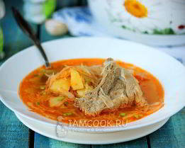 Щи со свининой