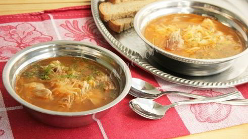 щи суточные из квашеной капусты