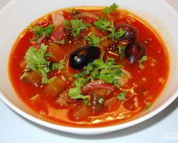 Диетическая солянка