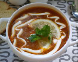 Домашняя мясная солянка