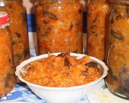 Грибная солянка на зиму в мультиварке