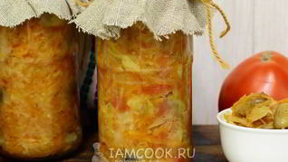 Грибная солянка с капустой на зиму