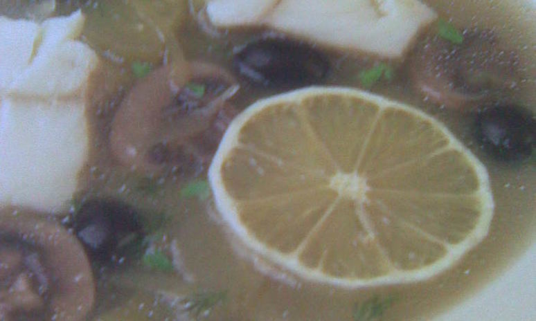 Рецепт рыбной солянки с грибами