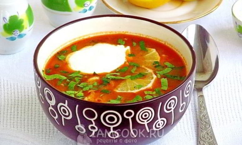 Рецепт рыбной солянки трактирной