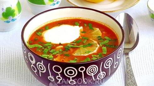 рыбная солянка трактирная