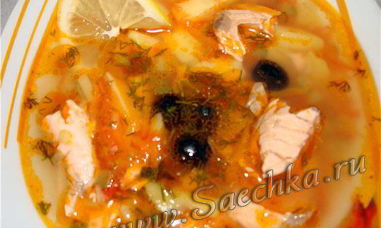 Рецепт рыбной солянки в скороварке