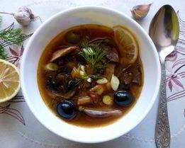 Сборная грибная солянка