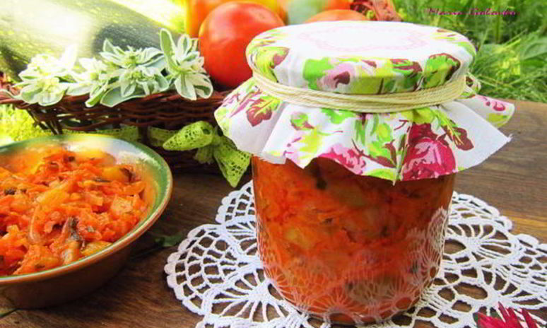 Рецепт солянки из кабачков