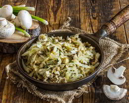 Солянка из капусты с грибами