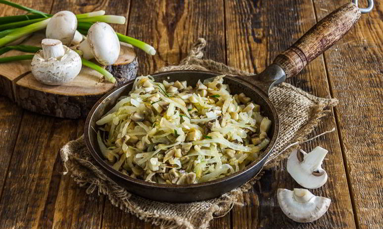Рецепт солянки из капусты с грибами