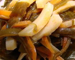 Солянка из морской капусты