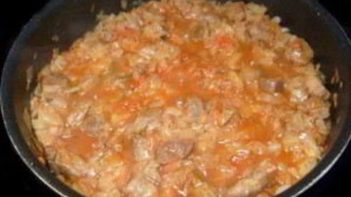 солянка из свежей капусты с мясом