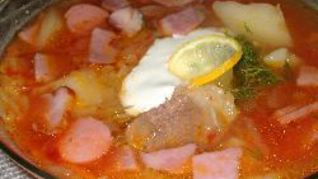 Солянка мясная