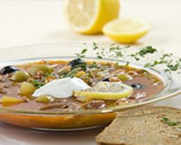 Солянка с грудинкой