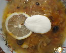 Солянка с капустой