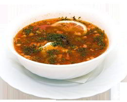 Солянка с колбасой в мультиварке