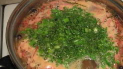 солянка с мясом и картошкой