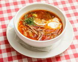 Солянка с оливками