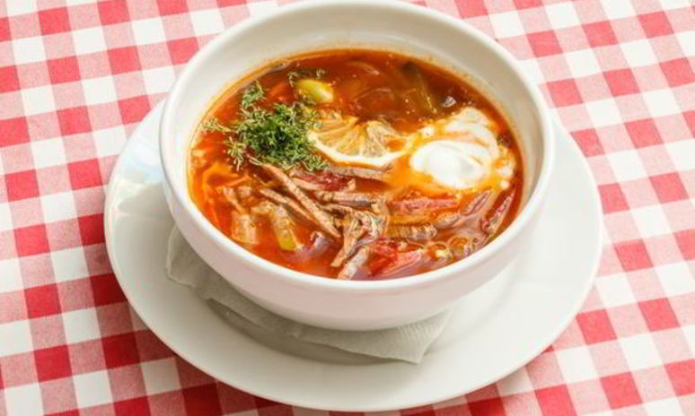 Рецепт солянки с оливками