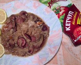 Солянка с сосисками