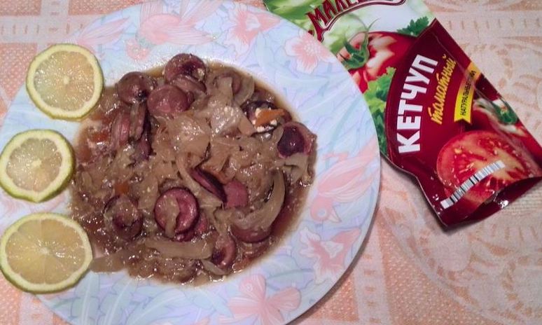 Рецепт солянки с сосисками