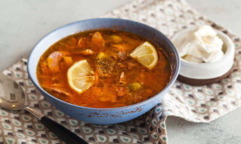 Рецепт солянки сборной мясной