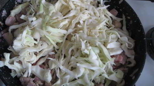 солянка тушеная свиная с вешенками