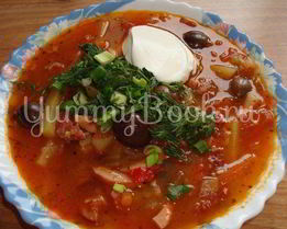 Солянка в мультиварке