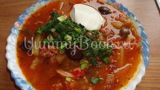 Солянка в мультиварке