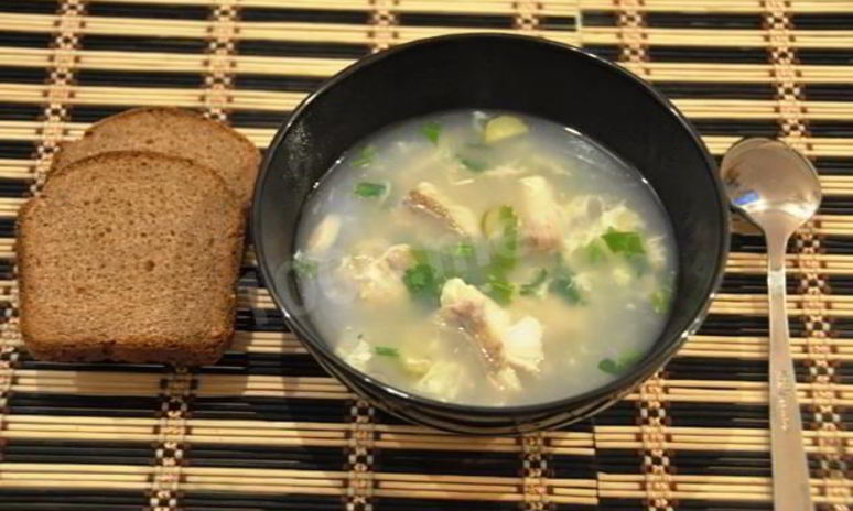 Рецепт супа солянка рыбная из морской капусты с яйцом