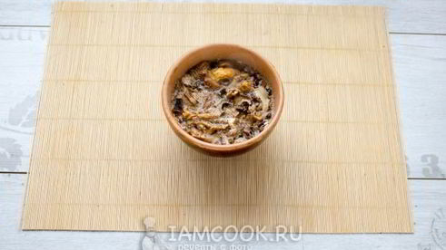 вегетарианская грибная солянка