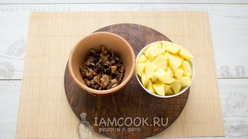 вегетарианская грибная солянка