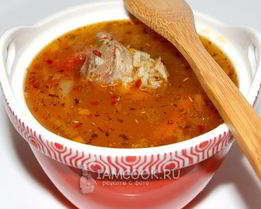 Суп из баранины с рисом