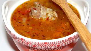 Суп из баранины с рисом