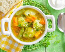 Суп из брюссельской капусты