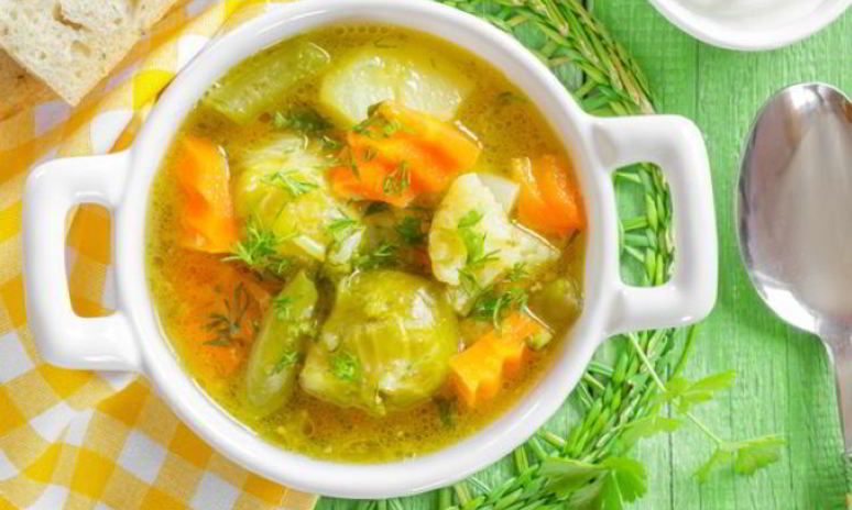 Рецепт супа из брюссельской капусты