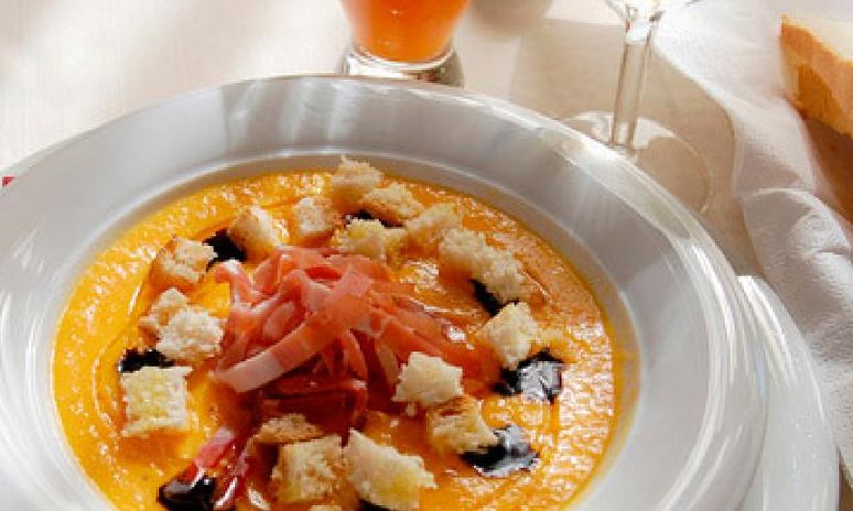 Рецепт супа из дыни с прошутто по-тоскански