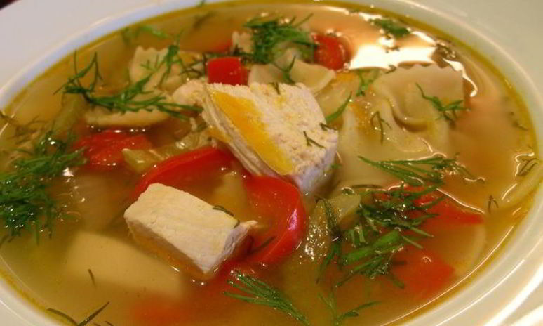 Рецепт супа из индейки с лимоном