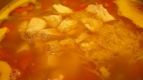 суп из индейки с лимоном