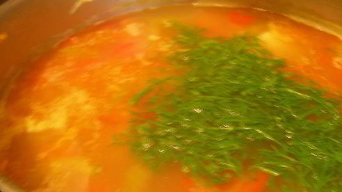 суп из индейки с лимоном