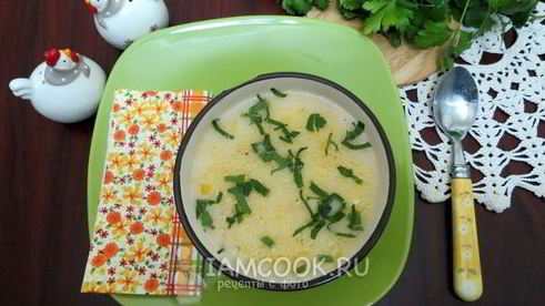 суп из колбасного сыра