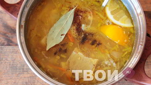 суп из консервированной горбуши