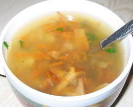 Суп из лисичек