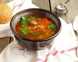 Суп из лосятины