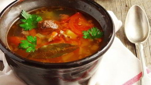 суп из лосятины