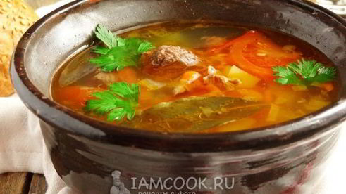 суп из лосятины