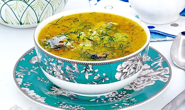 Рецепт супа из рыбной консервы с рисом